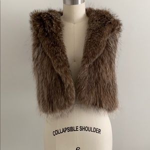 Theory fur vest